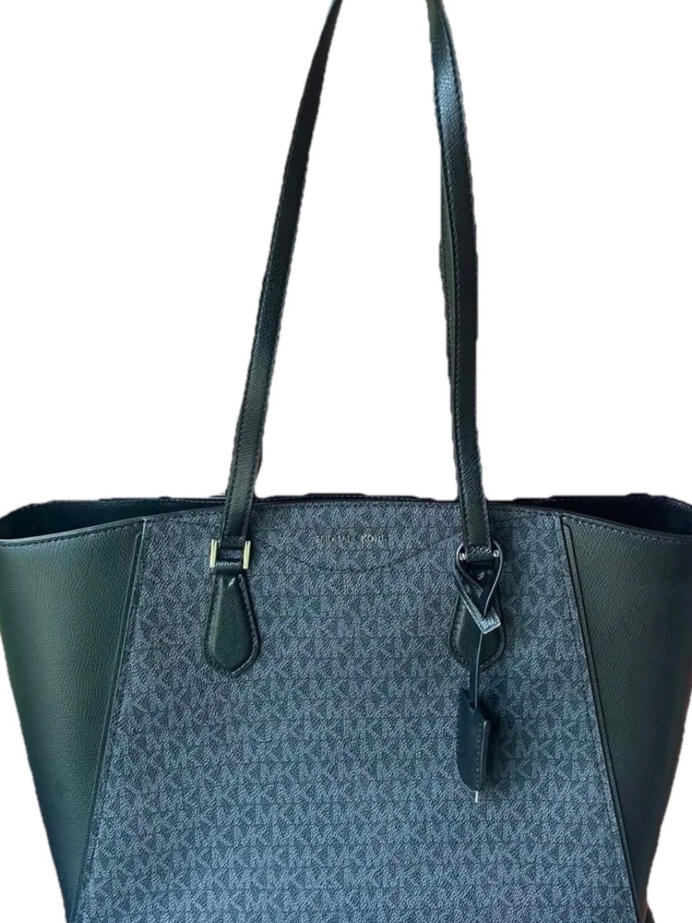 NWOT Michael Kors Large Signature Logo & Leather Tote